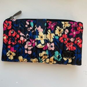 Lug Tram wallet (wildflower black)